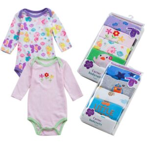 Long-Sleeved Triangle Baby Romper – Cotton Autumn Onesie for Newborns & Toddlers (3–24 Months)