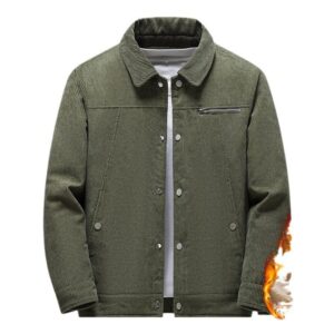 Winter Slim Retro Lapels Thick Corduroy Jacket – Men’s Fashion Casual Coat