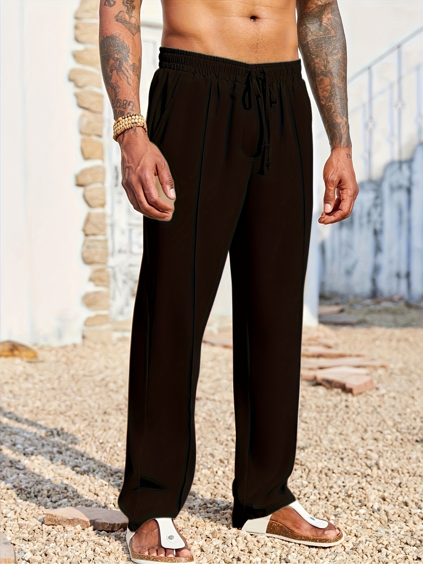 Men's Slim Fit Anti-Wrinkle Corduroy Trousers - Image 3