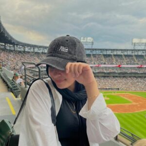Vintage Embroidered Washed Baseball Cap — Distressed Gray Retro Hat