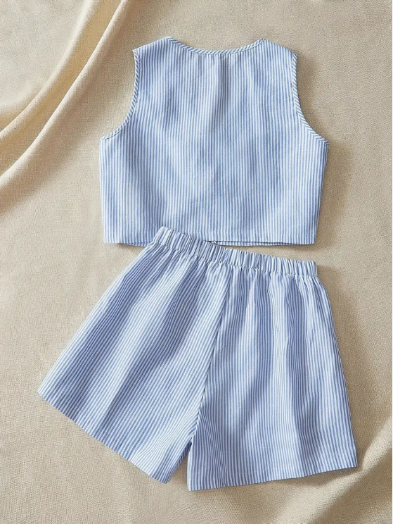 Striped Knit Co-ord Set - Image 3