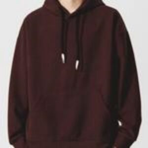 Men’s Premium Jacquard Round Neck Hoodie – Export Quality European & American Sizes Textured Sweatshirt