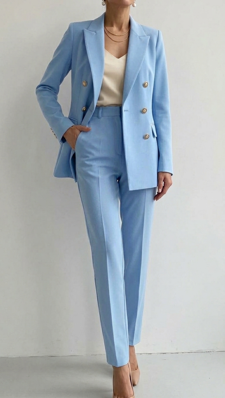 Women’s Casual Business Suit Set - Image 7