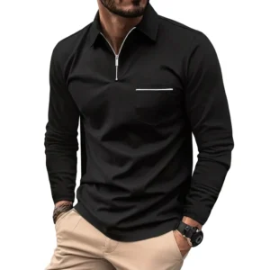 Men's Long Sleeve Performance Sports Polo