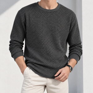 Men's Premium Jacquard Round Neck Shirt