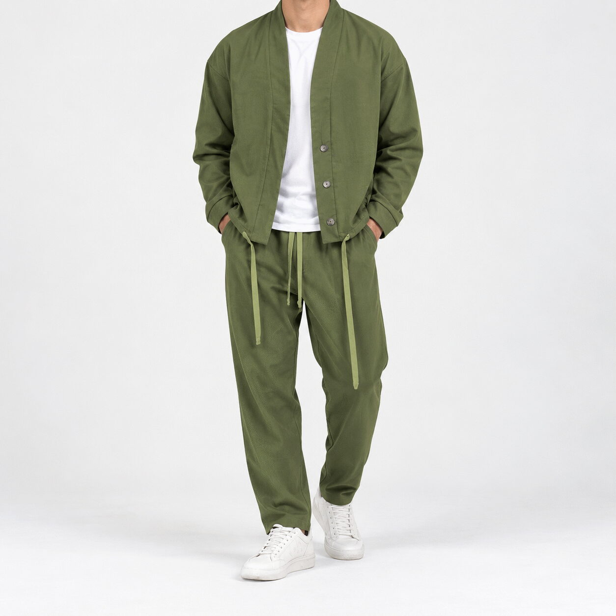 Men's Relaxed Fit Two-Piece Tracksuit - Image 2