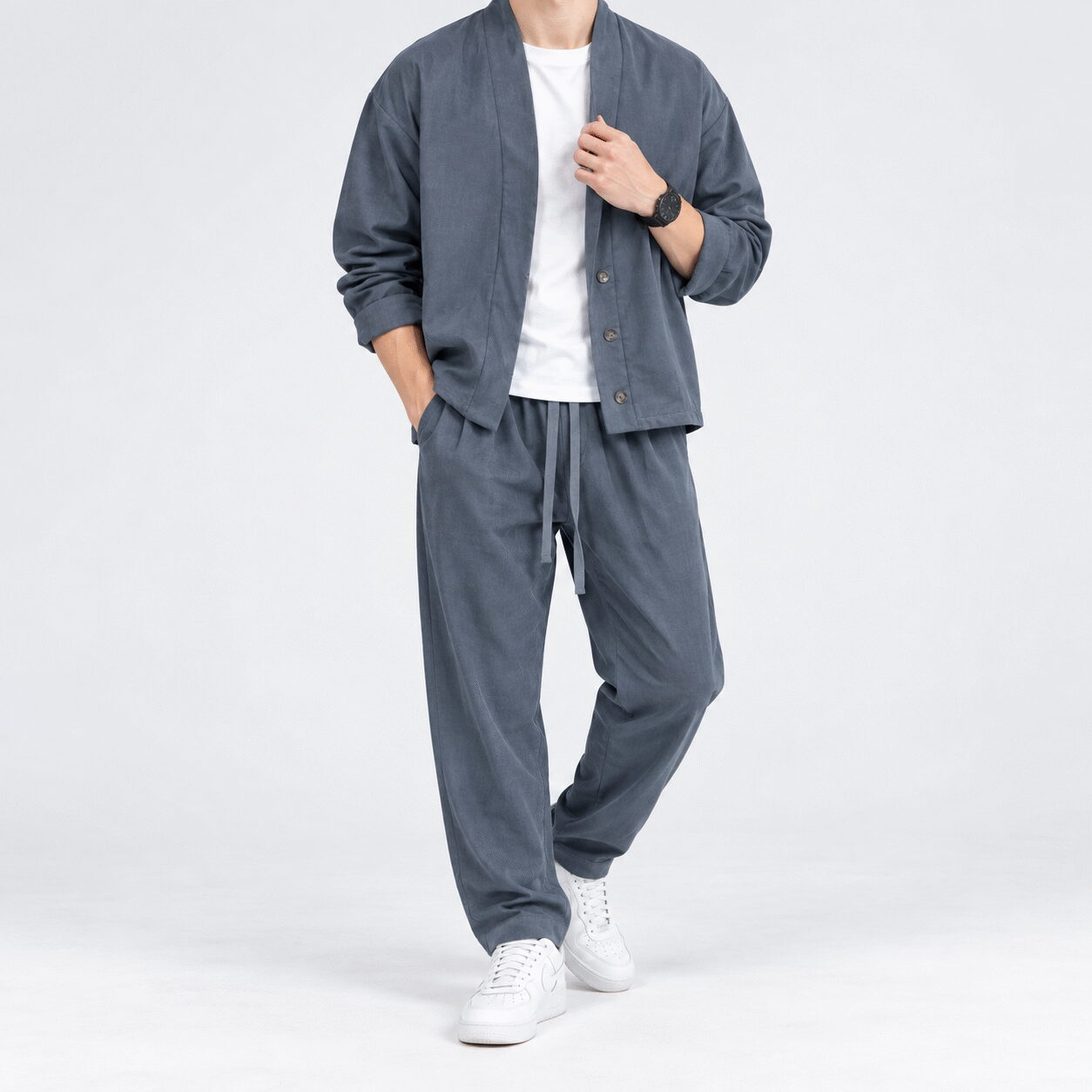 Men's Relaxed Fit Two-Piece Tracksuit - Image 5