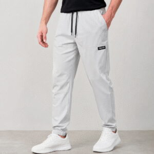Men’s Slim Fit Printed Ankle Joggers.