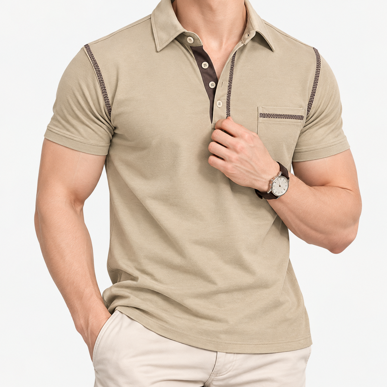 Stylish Athletic Sport Polo Shirt for Men - Image 3