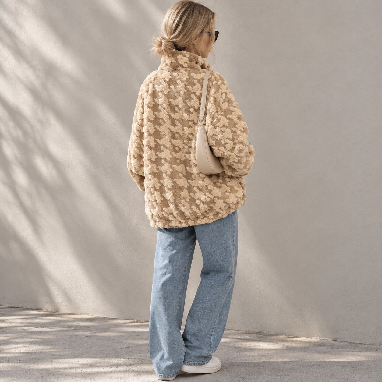 Women's Long Sleeve Knit Pullover Sweater - Image 3