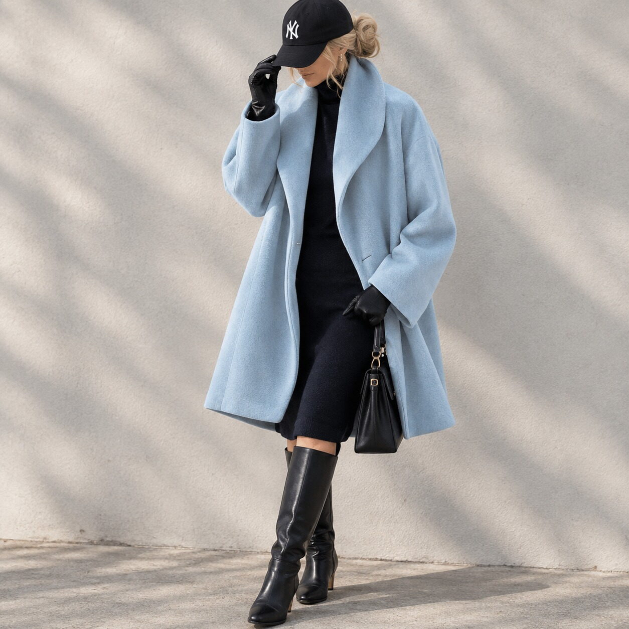 Women’s Plus Size Hooded Long Coat - Image 3
