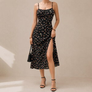 Women’s Printed Suspender Dress