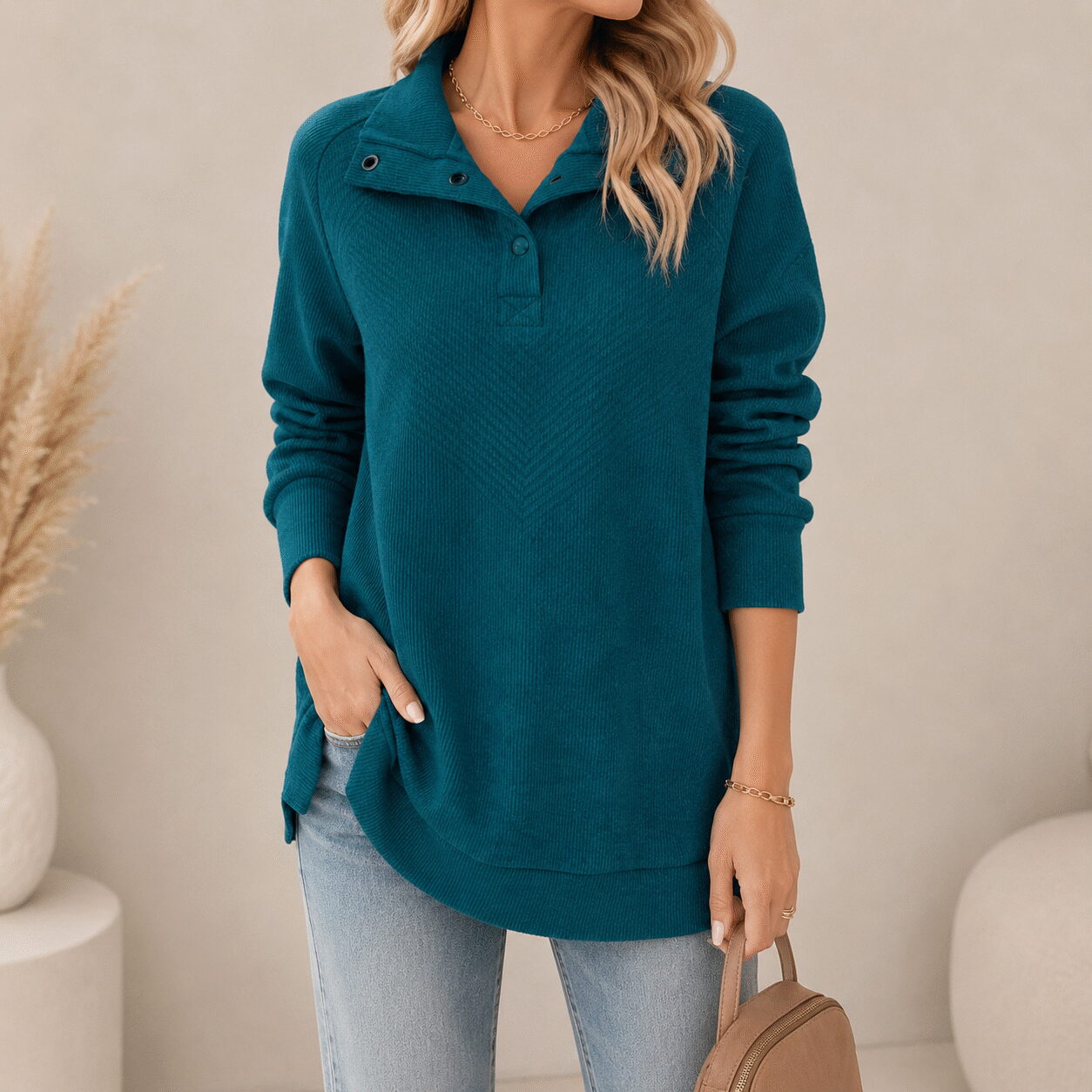 Women’s Versatile Long-Sleeve Casual Top