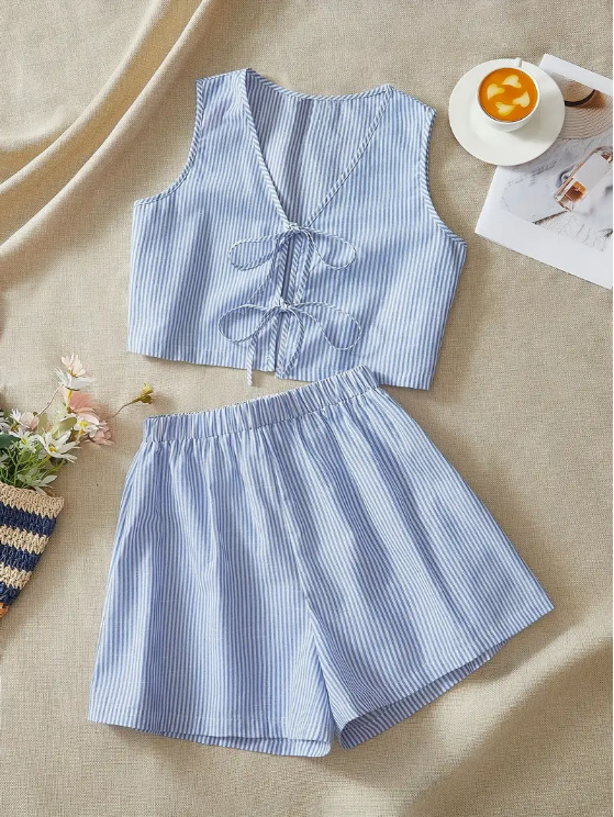 Striped Knit Co-ord Set - Image 5