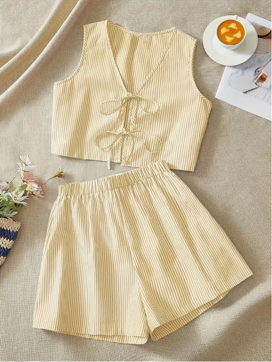 Striped Knit Co-ord Set - Image 2