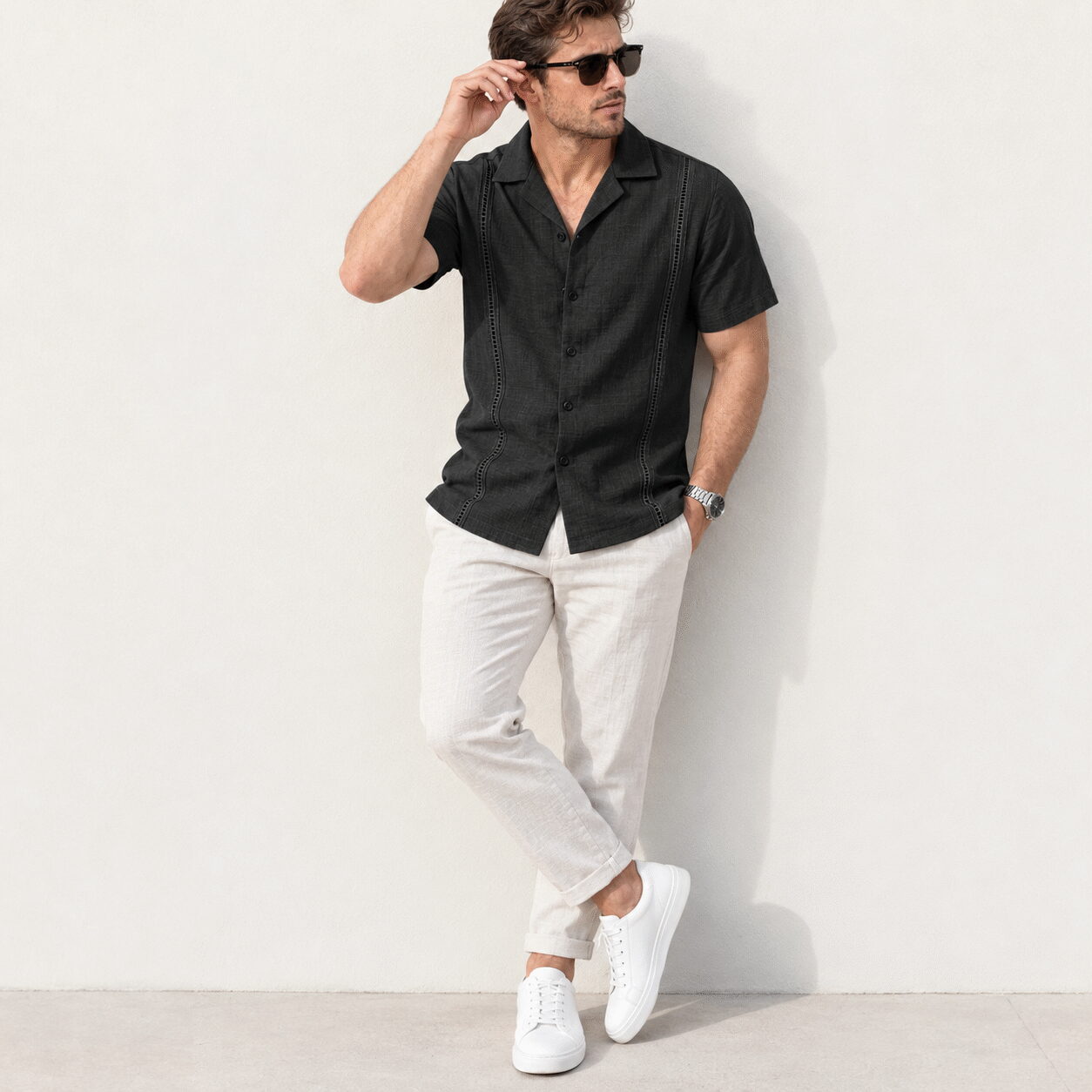 mens-casual-loose-solid-lapel-shirt.