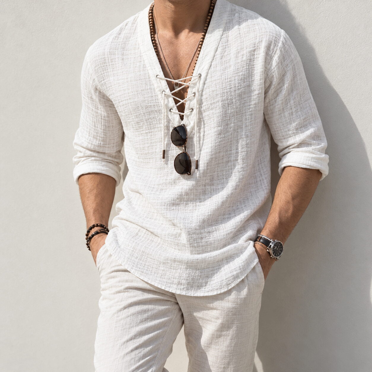 Men's Classic Lightweight Button-Up Shirt