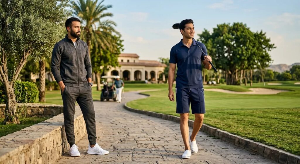 Best men's athletic tracksuits 2026 USA — zipper tracksuit and athletic polo set style 