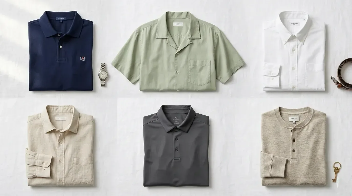 Best men's shirts 2026 USA — polo tops casual breathable and premium picks