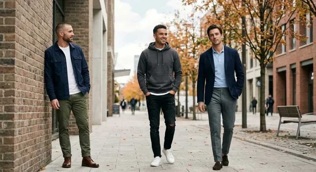 Men's hoodies and outerwear 2026 USA — premium hoodie lightweight jacket and blazer style