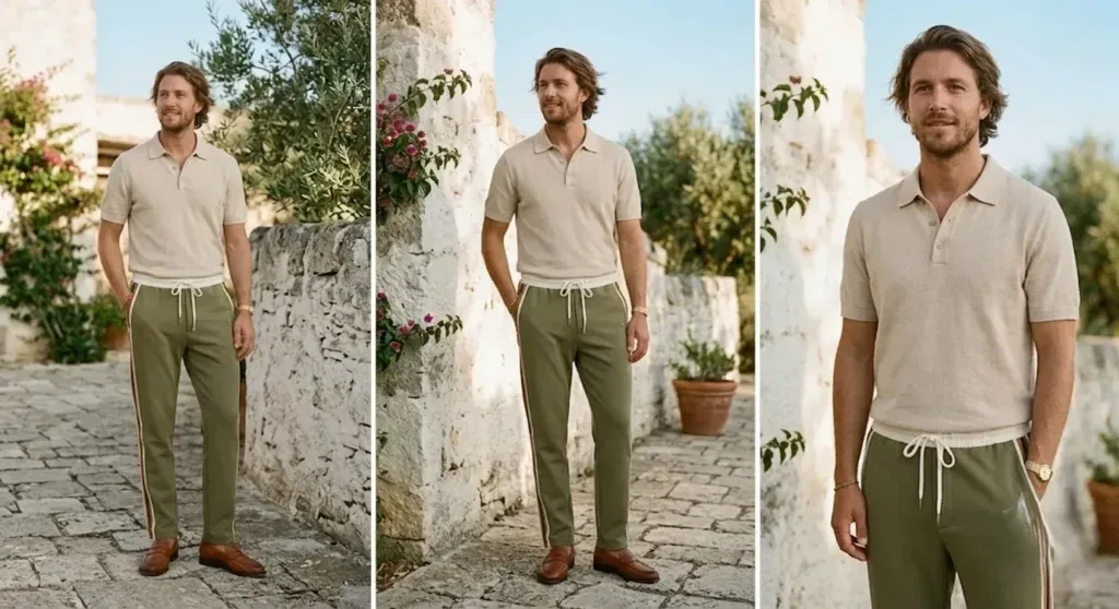 Men's linen cropped pants 2026 USA — linen corduroy cropped casual warm weather style