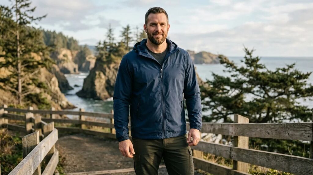 Plus size men's windbreaker 2026 USA — hooded windbreaker fit guide extended sizing
