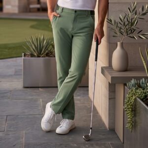 Men’s Solid-Color Casual Golf Pant