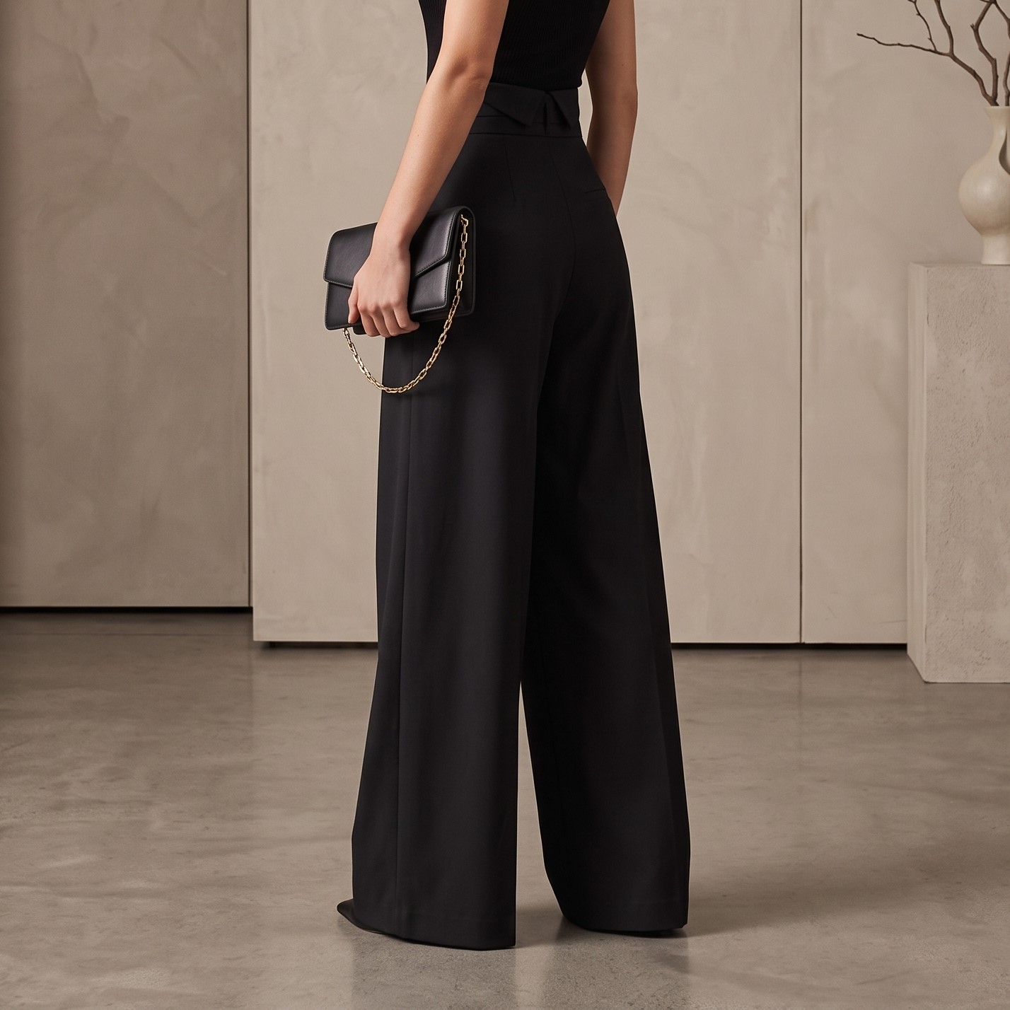 Women’s Fashion Drooping Wide-Leg Pant - Image 2