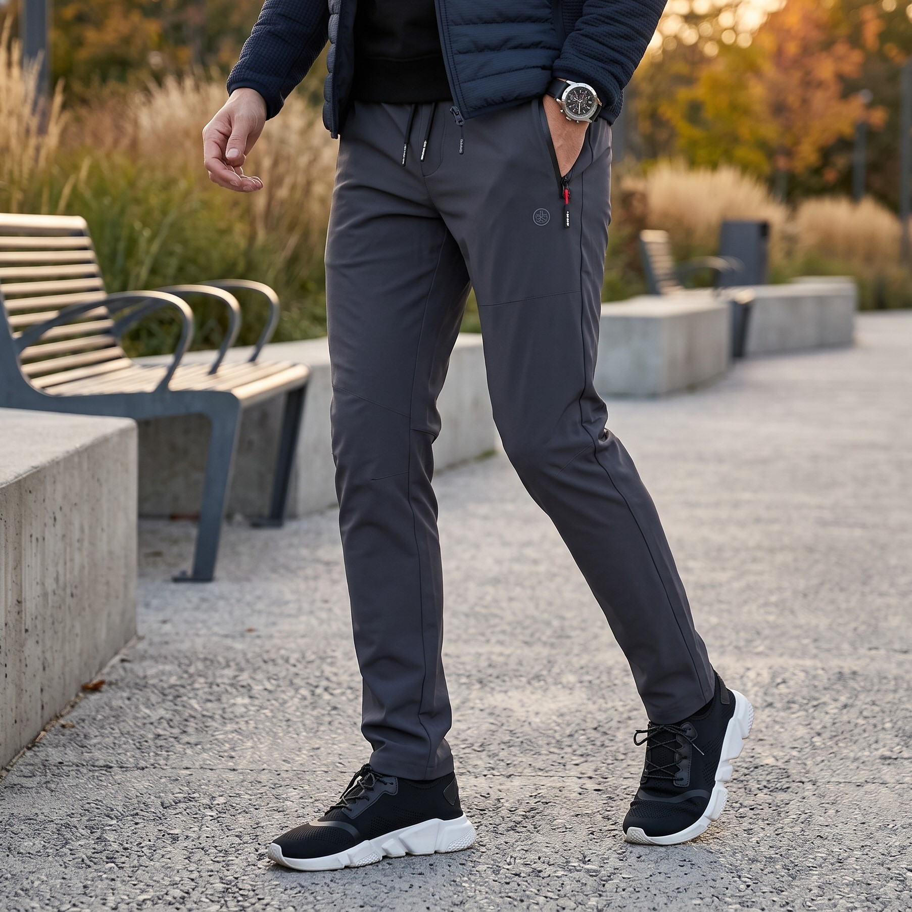 Men's Athletic Stretch Sports Sweatpants - Image 2