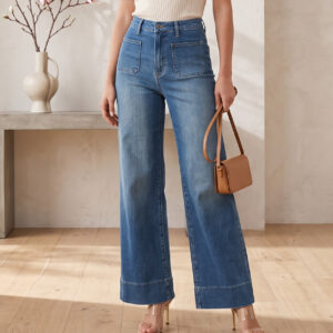 Women’s Wide-Leg Cropped Jeans