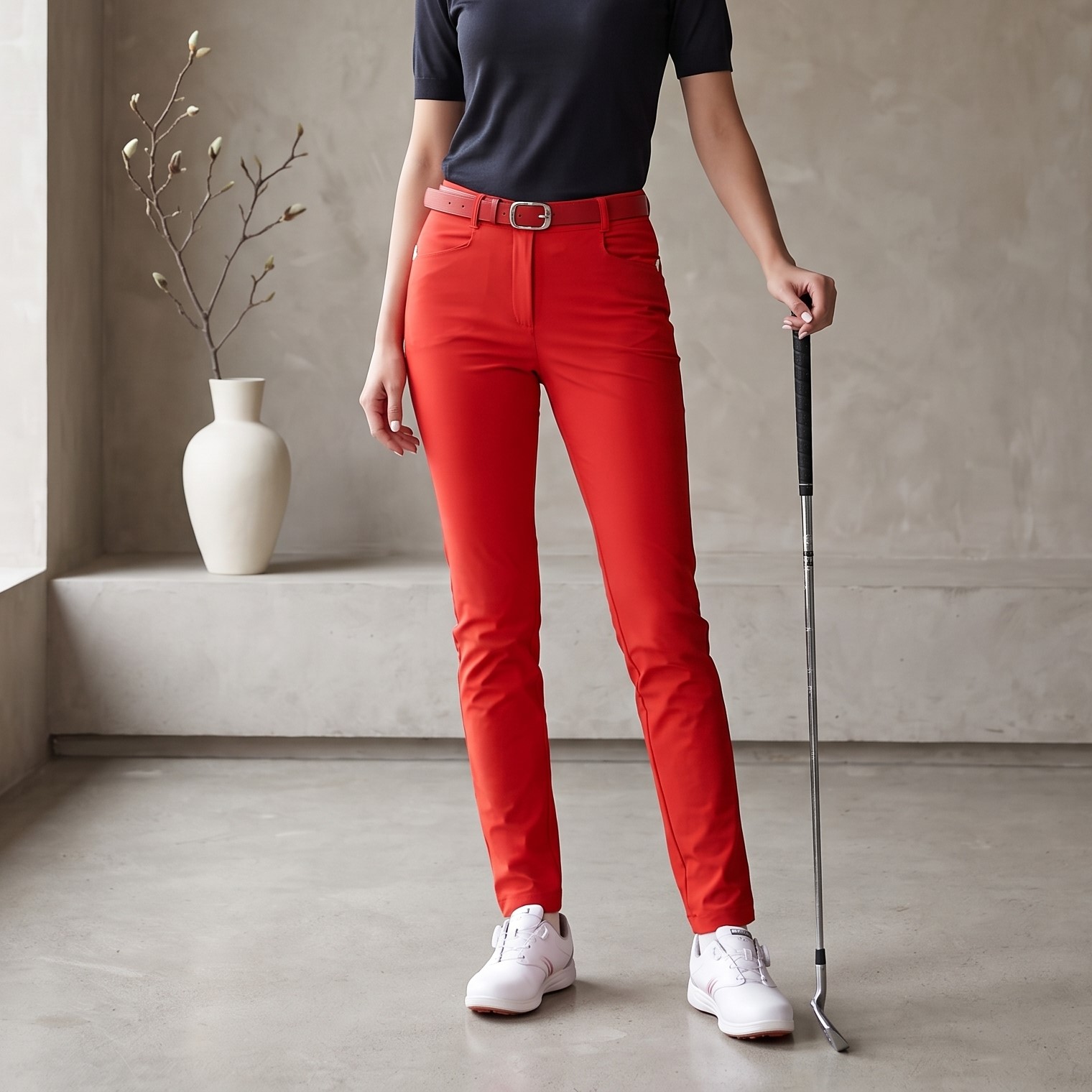 Women's Golf Pants Slim Fit Trousers