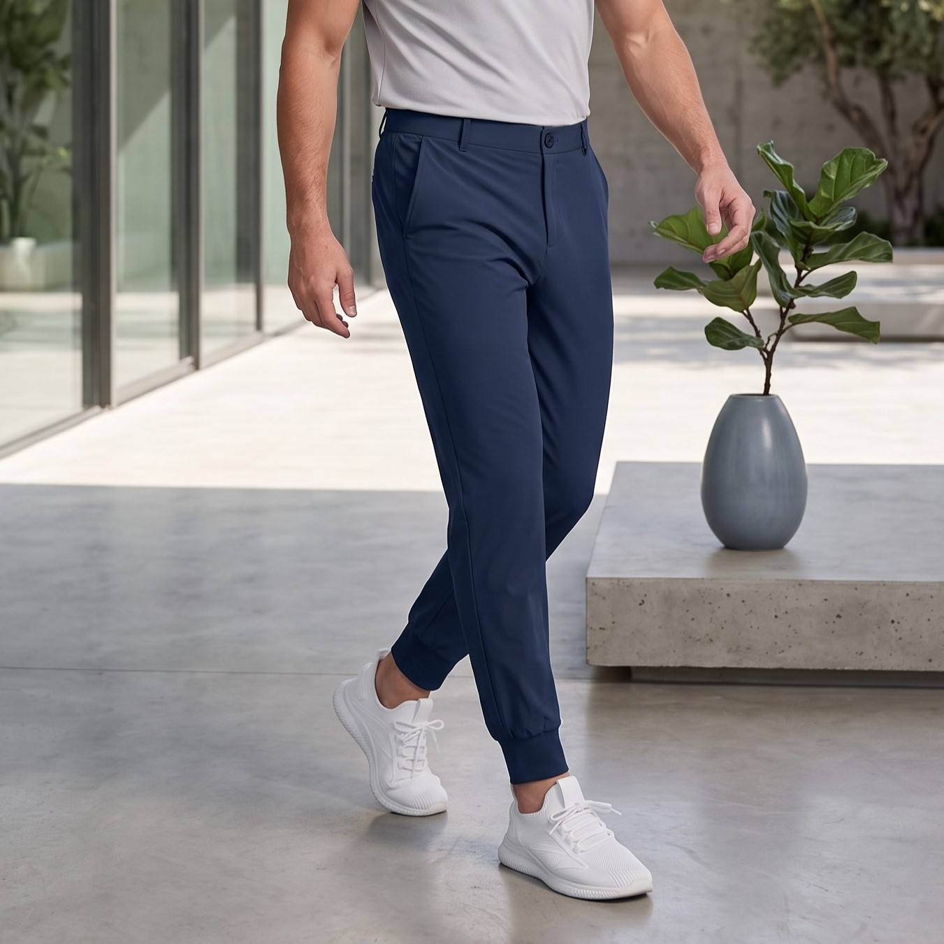 Men Slim-Fit All-Season Performance Pants - Image 5
