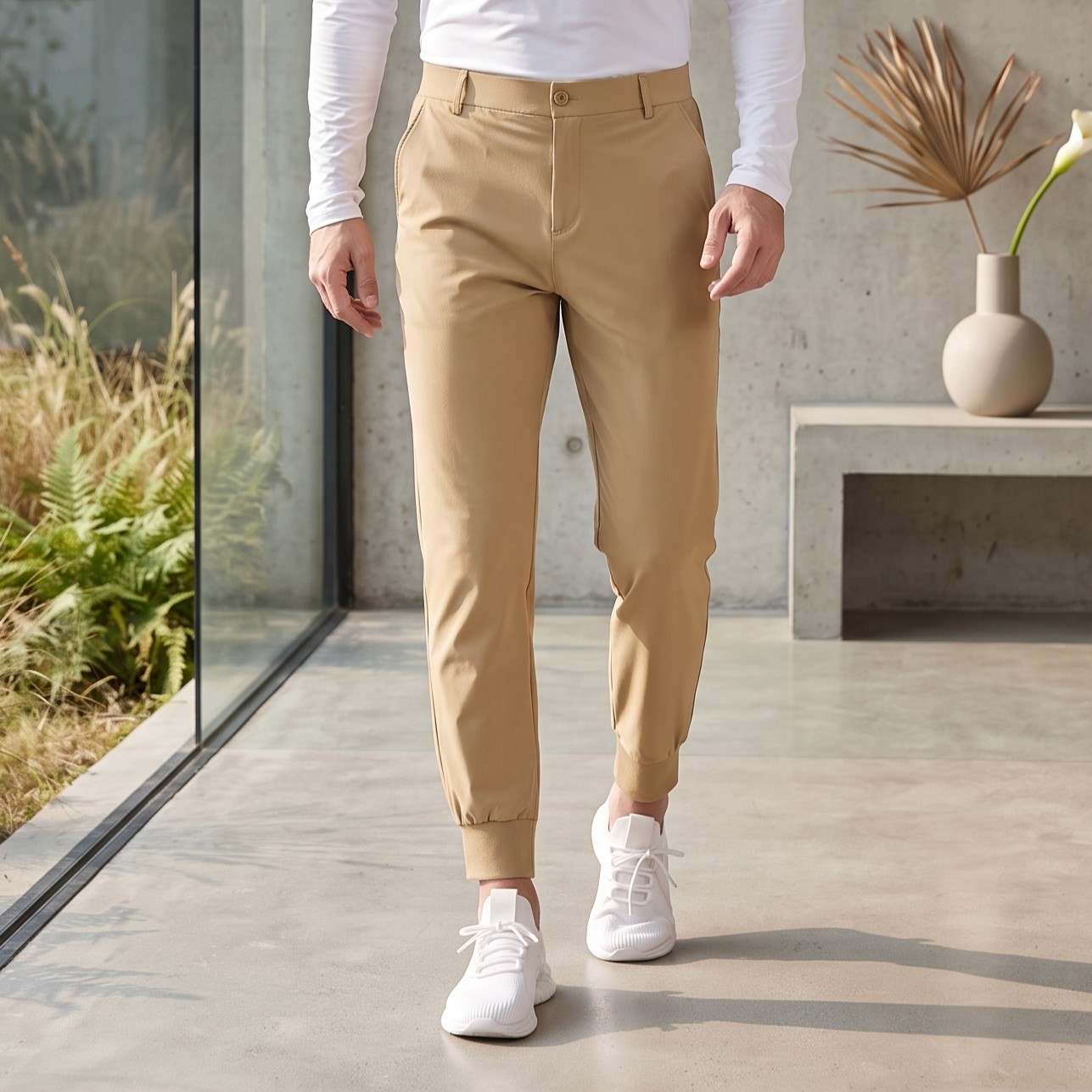 Men Slim-Fit All-Season Performance Pants - Image 6