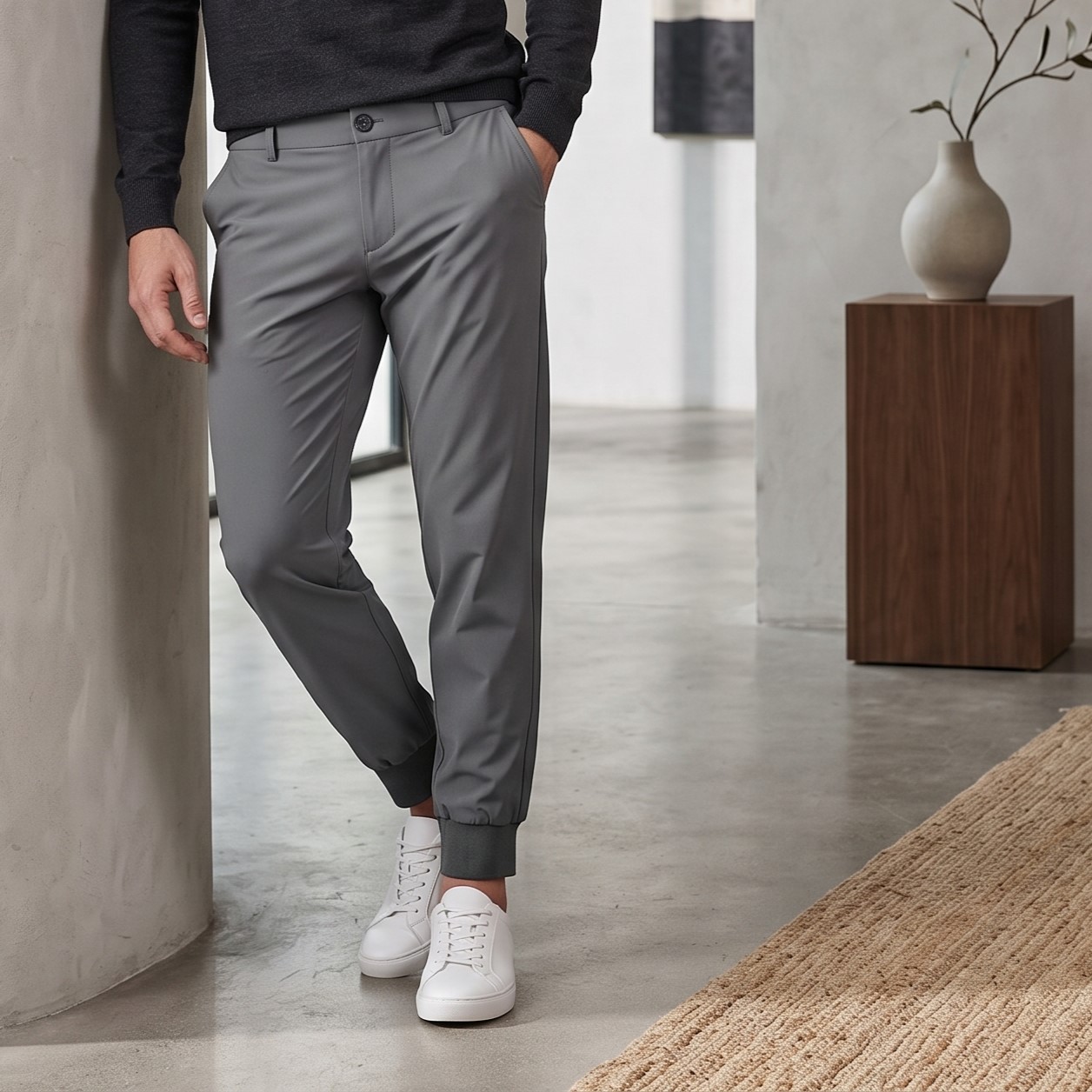 Men Slim-Fit All-Season Performance Pants - Image 7