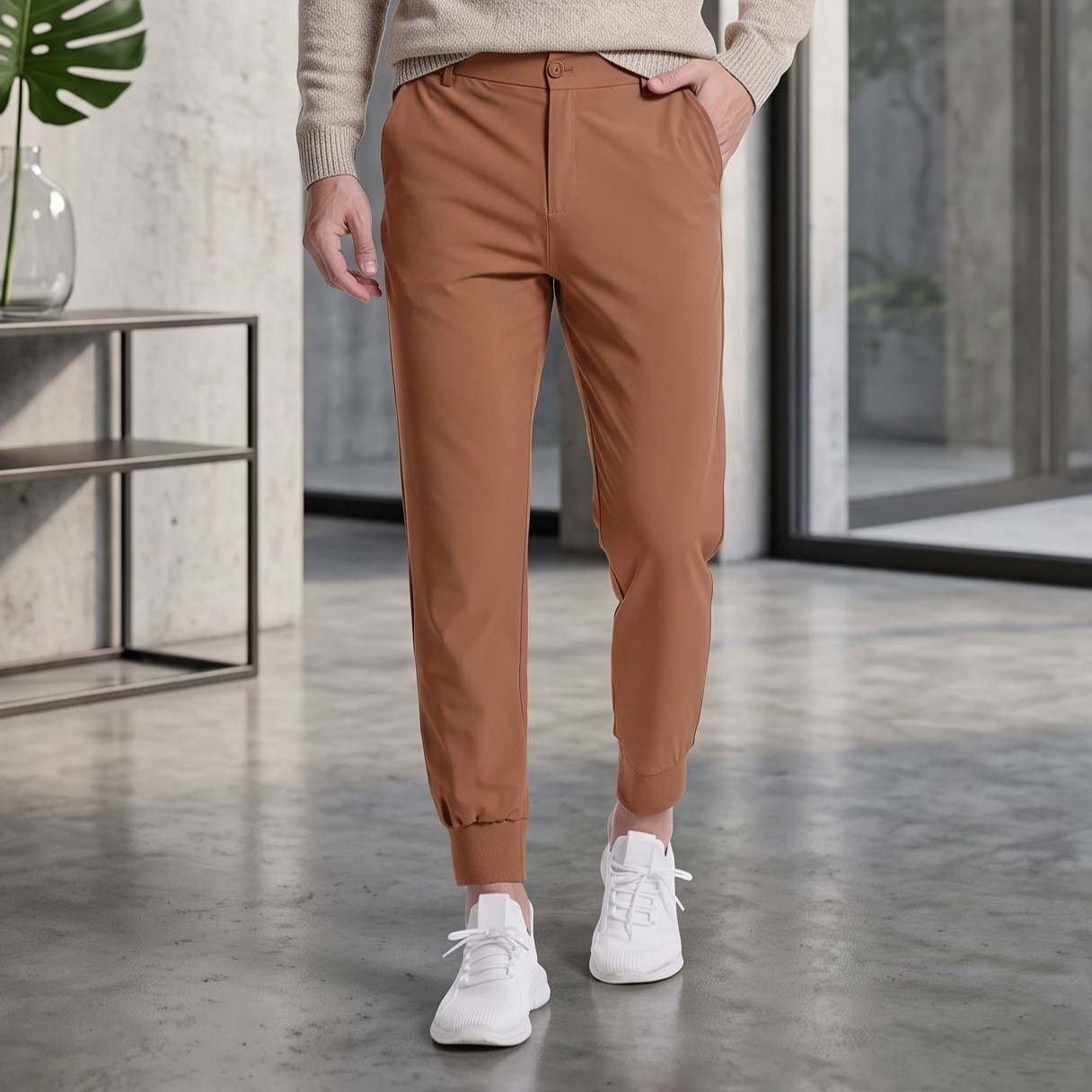Men Slim-Fit All-Season Performance Pants